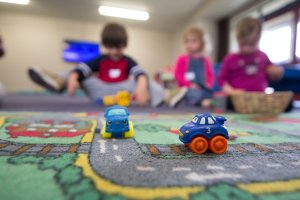 Benefits of Preschool with Kids in a School Playing